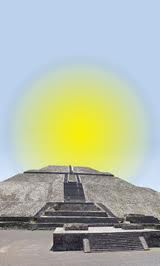 pyramide du soleil -Teotihuacan - Mexique